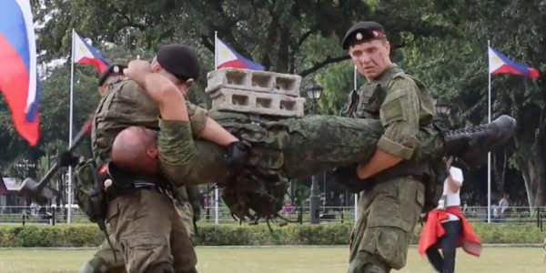 Russian Marines Go Full ‘Bloodsport’ During Show-Of-Force Demonstration In The Philippines