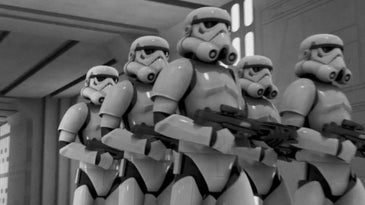 How an imperial officer evaluates stormtrooper performance