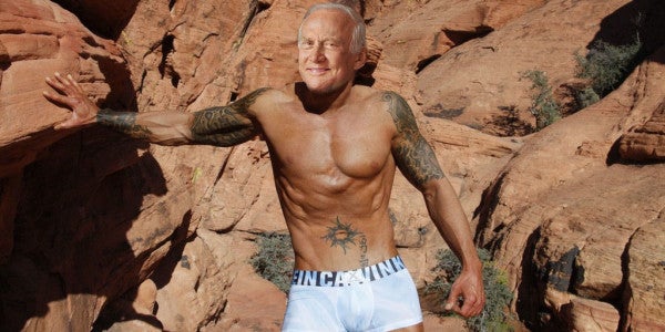 Astronaut Buzz Aldrin Will Model For An Underwear Fashion Icon