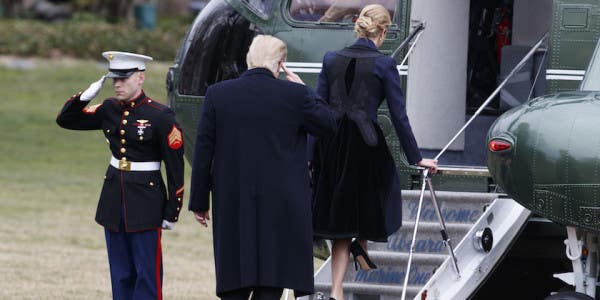 Trump Visits Dover To Receive Remains Of First Commando Killed Under His Watch