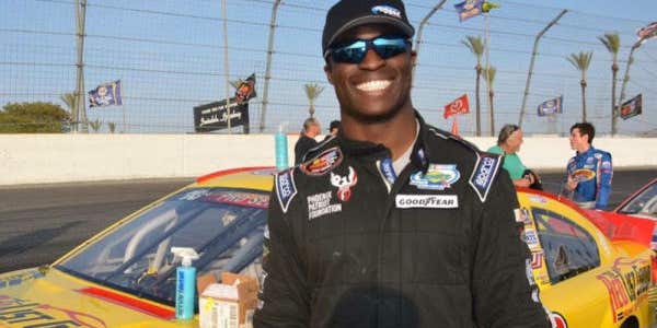 Jesse Iwuji Leads A Double Life As A Naval Officer And A NASCAR Driver