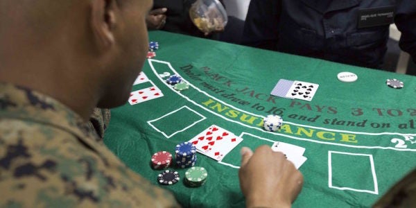 One Government Agency Wants The Pentagon To Screen For Gambling Addictions