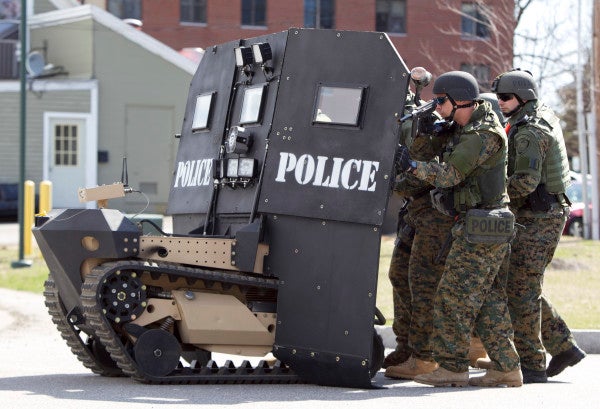 Obama Issues Ban On Police Use Of Military-Grade Equipment