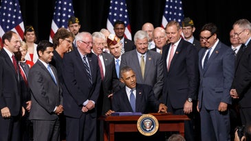 Obama Signs Veterans Health Care Reform Bill