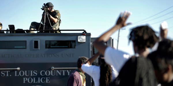 A Peaceful Tactic For A Militarized Police Force