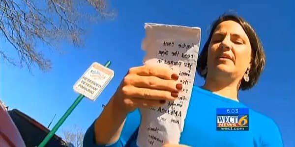 Woman Finds Note On Car From Stranger Who Can’t Comprehend She Could Be A Veteran
