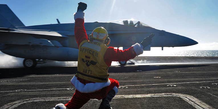 That time the USS George Washington won the sh*t out of Christmas