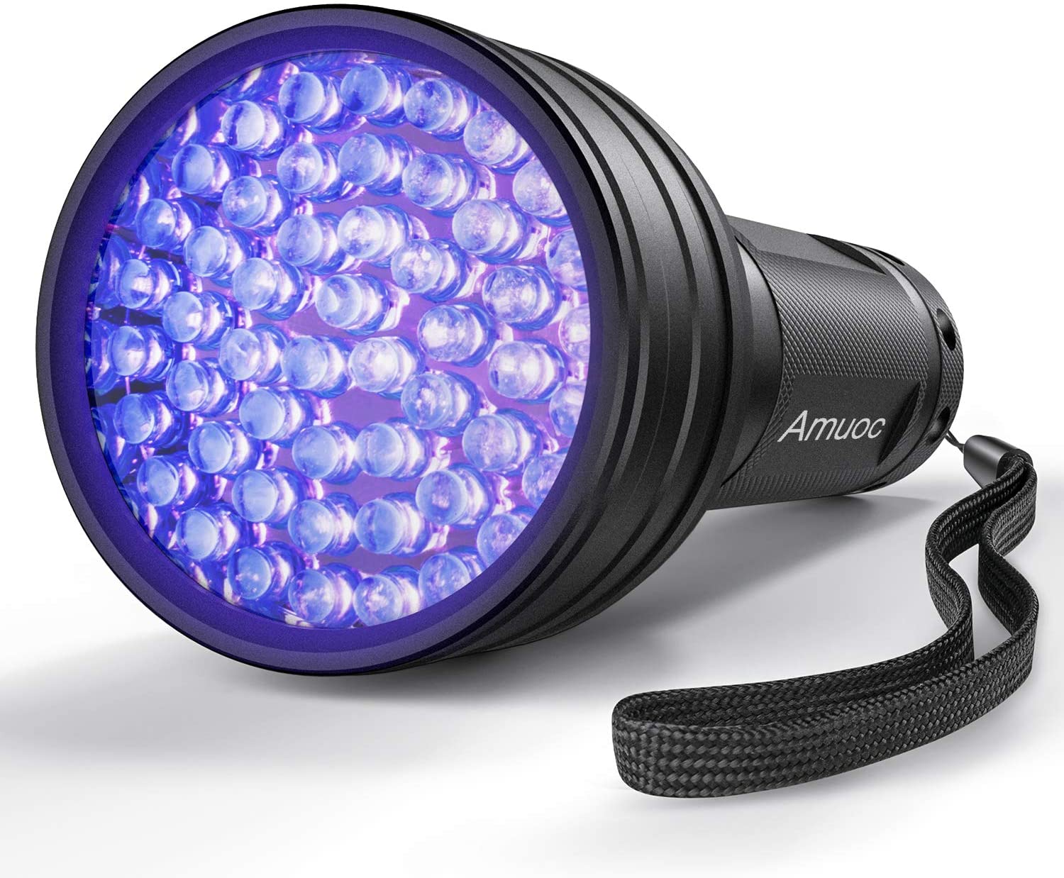 LETION Black Light UV Flashlight LED UV Torch with High Lumen 4-Mode 