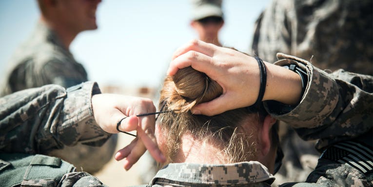 The Army’s new grooming standards include ponytails, earrings, and common sense