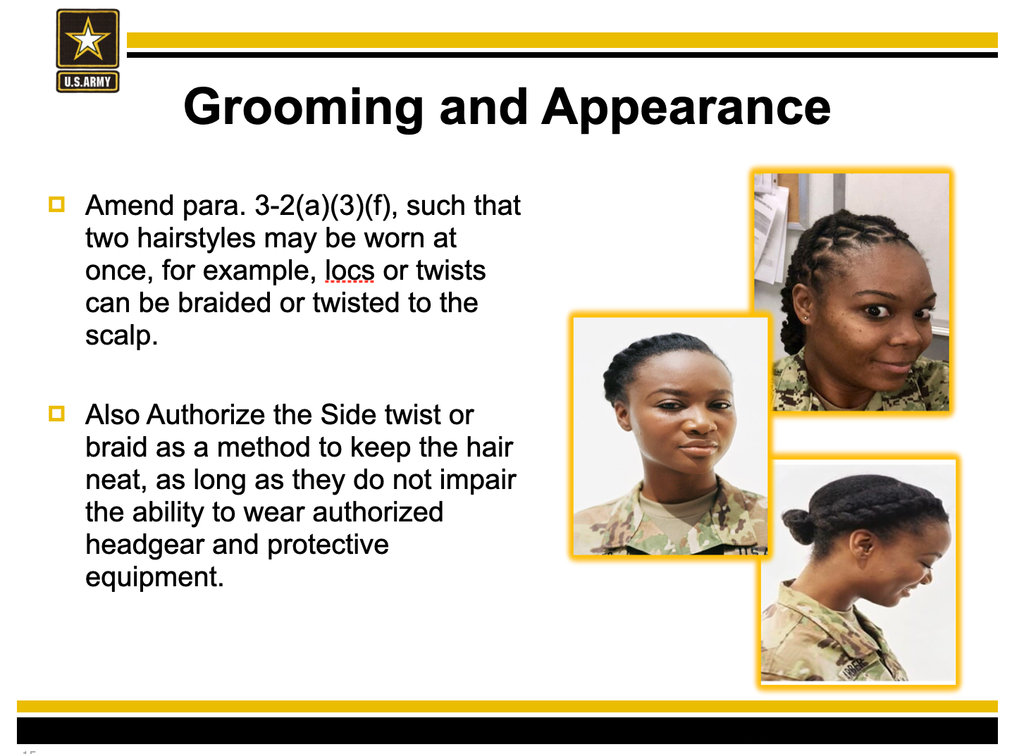 AR 6701 Army Leaders to Announce Hair Regulation Changes in 2021