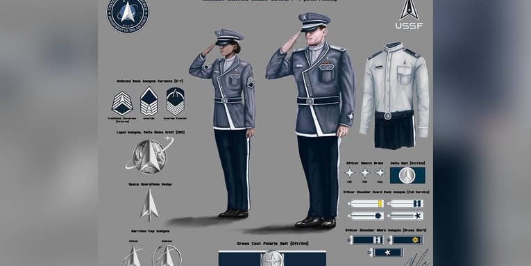 No, these Space Force uniform concepts aren’t real