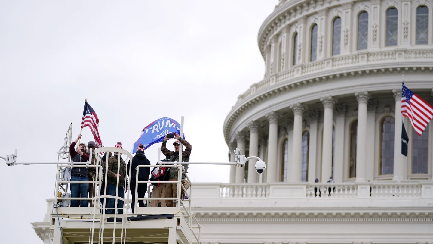 Trump supporters rally Wednesday, Jan. 6, 2021, at the Capitol in Washington.
(AP Photo/Julio Cortez)