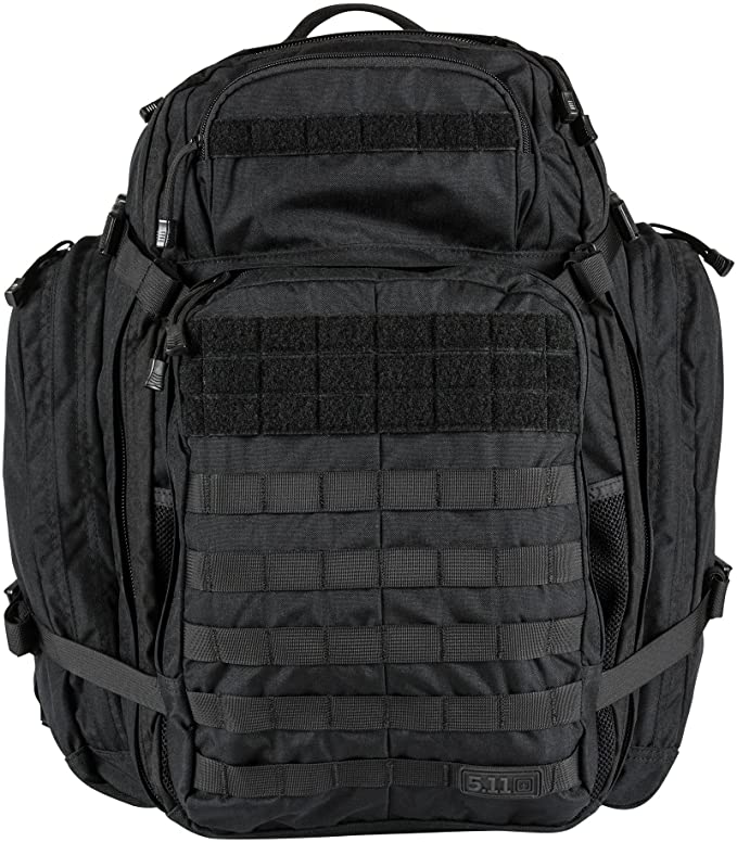 BLACK/GREY 72 Hour Bug Out Bag Survival Kit Backpack Emergency BOB 3 Day Pack 