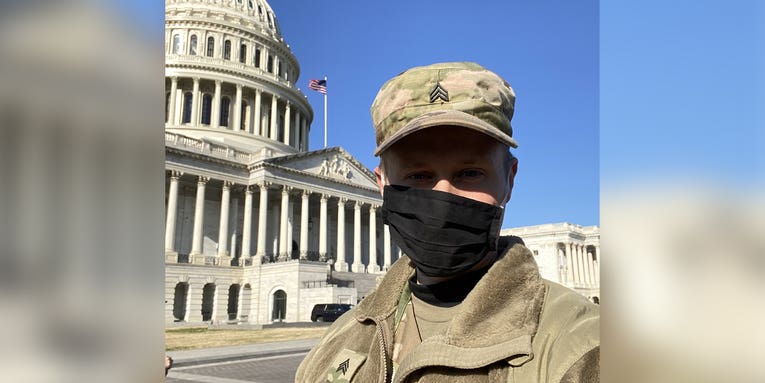 National Guardsman still teaching kids while protecting the Capitol: ‘I’m dedicated to their success’