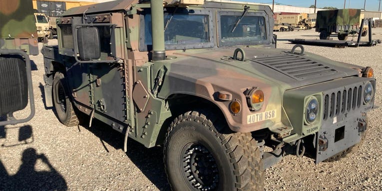 National Guard is still missing a Humvee in northern California