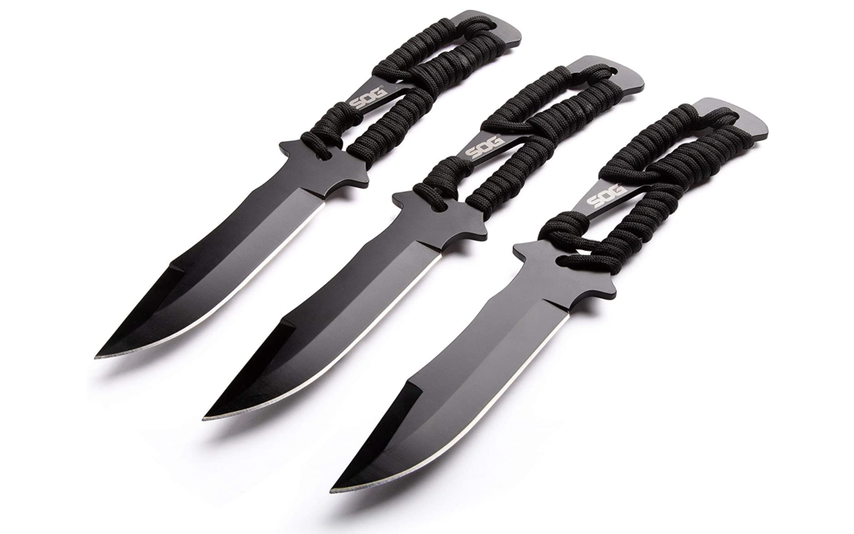 SOG Clip Point Throwing Knives