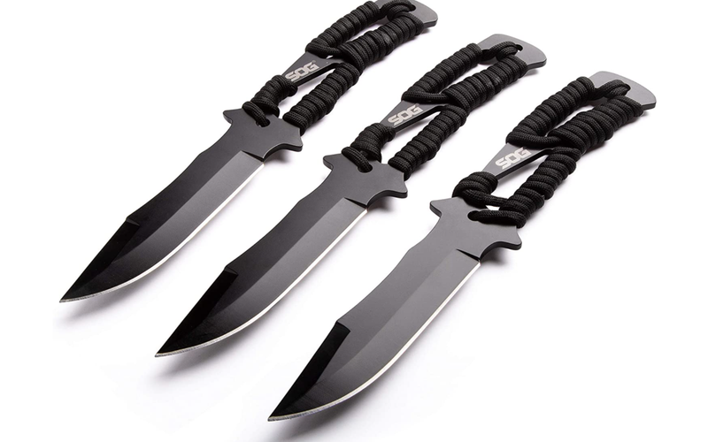 SOG Clip Point Throwing Knives