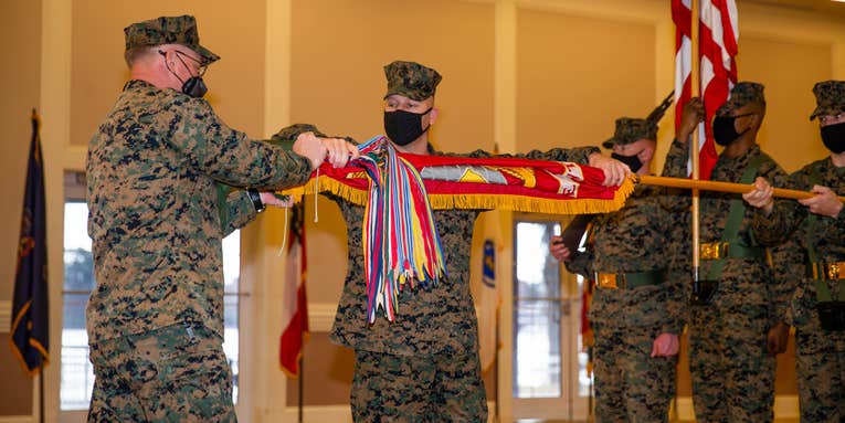 Marine Corps says goodbye to its storied 8th Marine Regiment