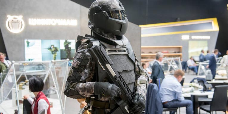 Russia is building a futuristic combat suit it claims can stop .50 caliber bullets