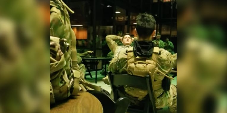 These soldiers singing inside the Library of Congress will give you chills