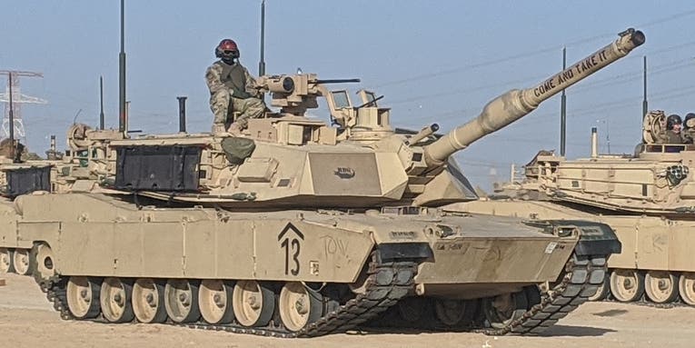 We salute the Army crew who named their tank ‘Come And Take It’