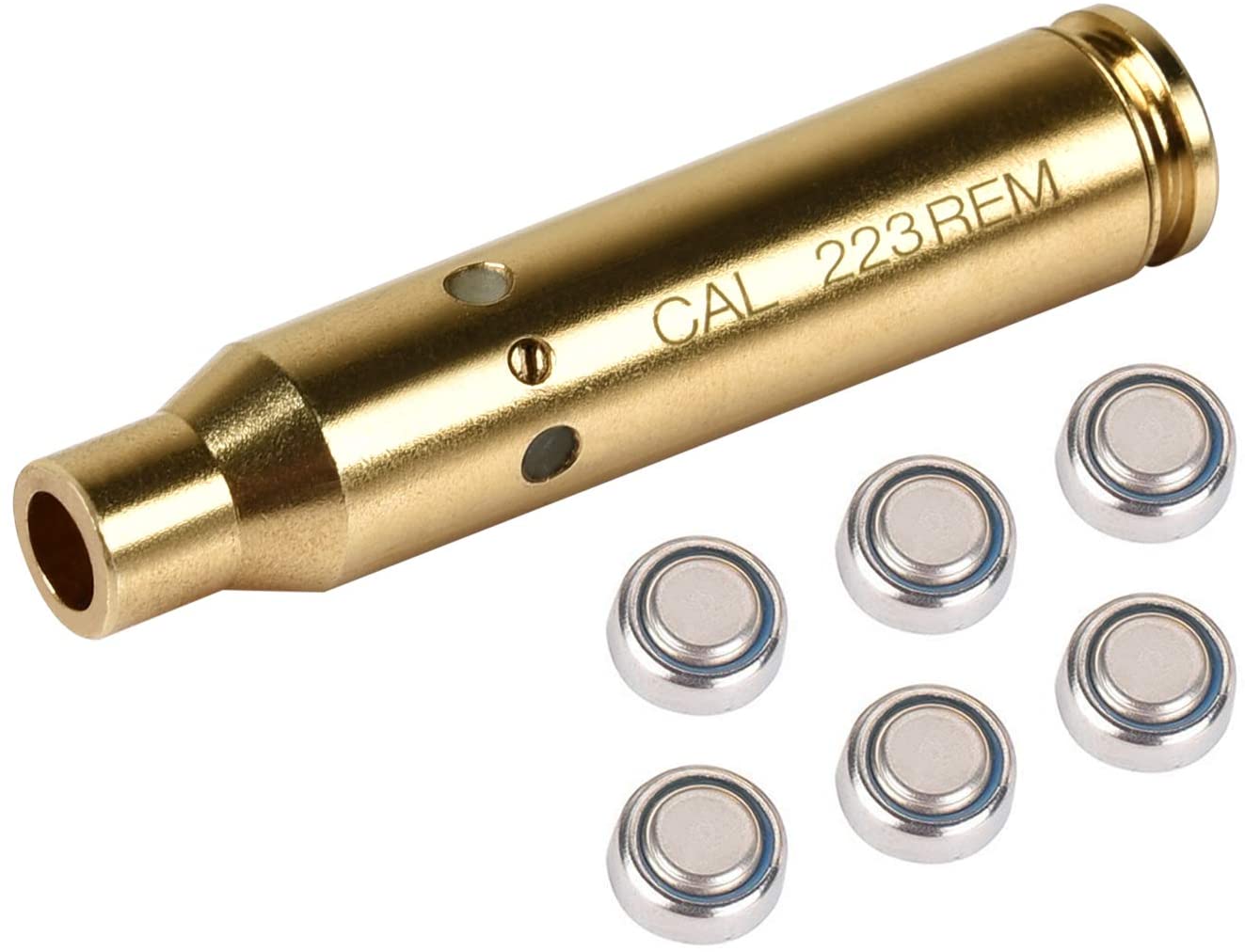 Red Dot Laser Cartridge Brass Bore Sighter Caliber Cartridge Boresighter Tool 