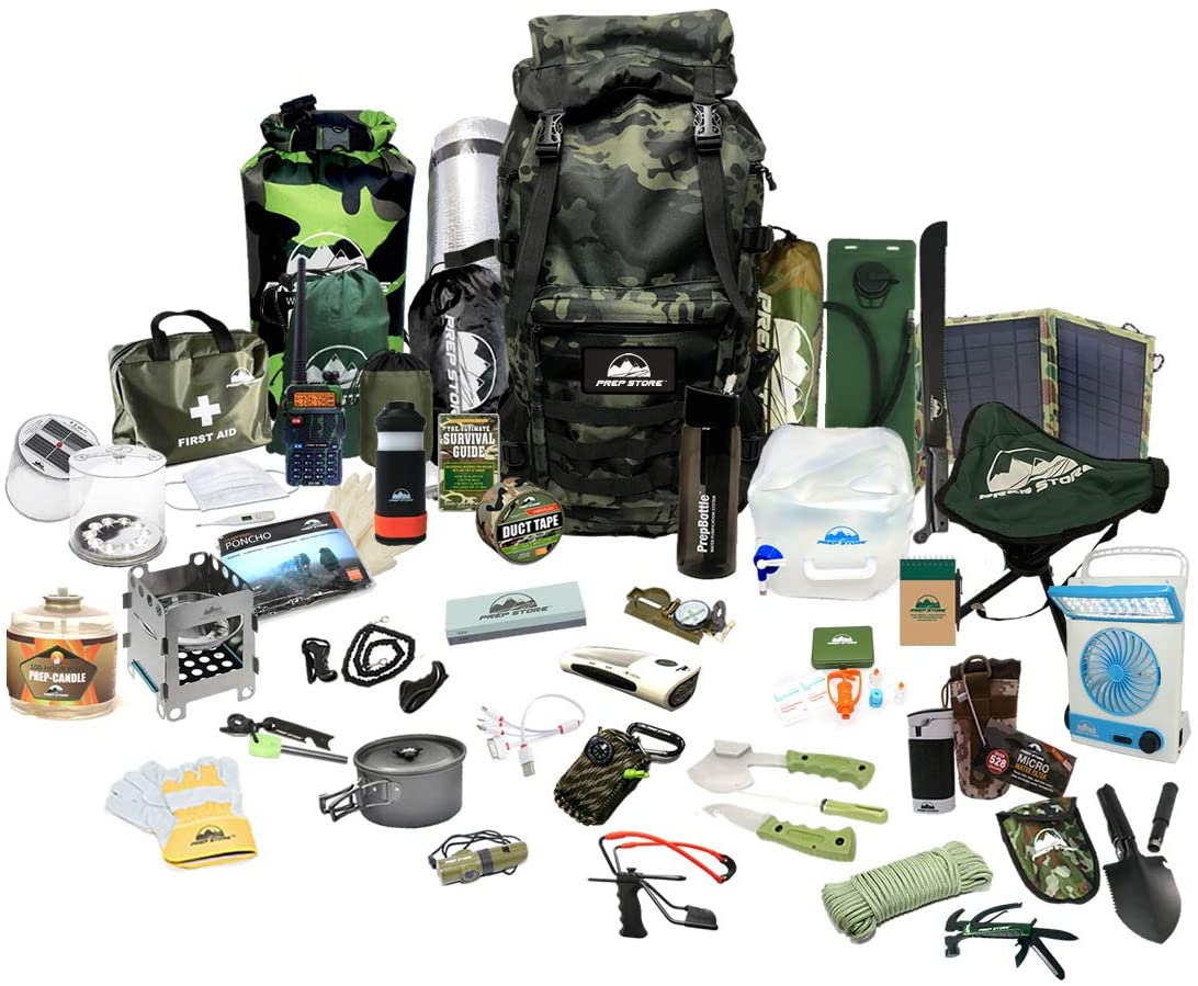 PRO Survival Kit Escape Hunting Fishing First Aid Stove Hunting Bushcraft 
