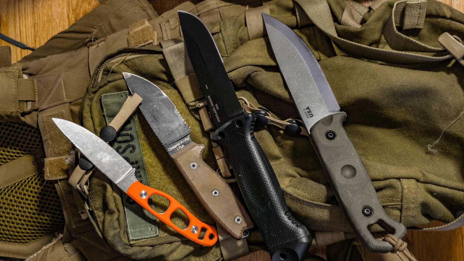 types of survival knives