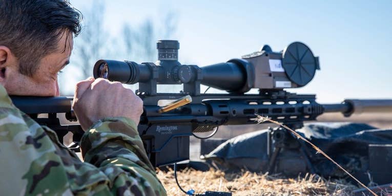 Here’s your first look at the Army’s futuristic new sniper scope in action