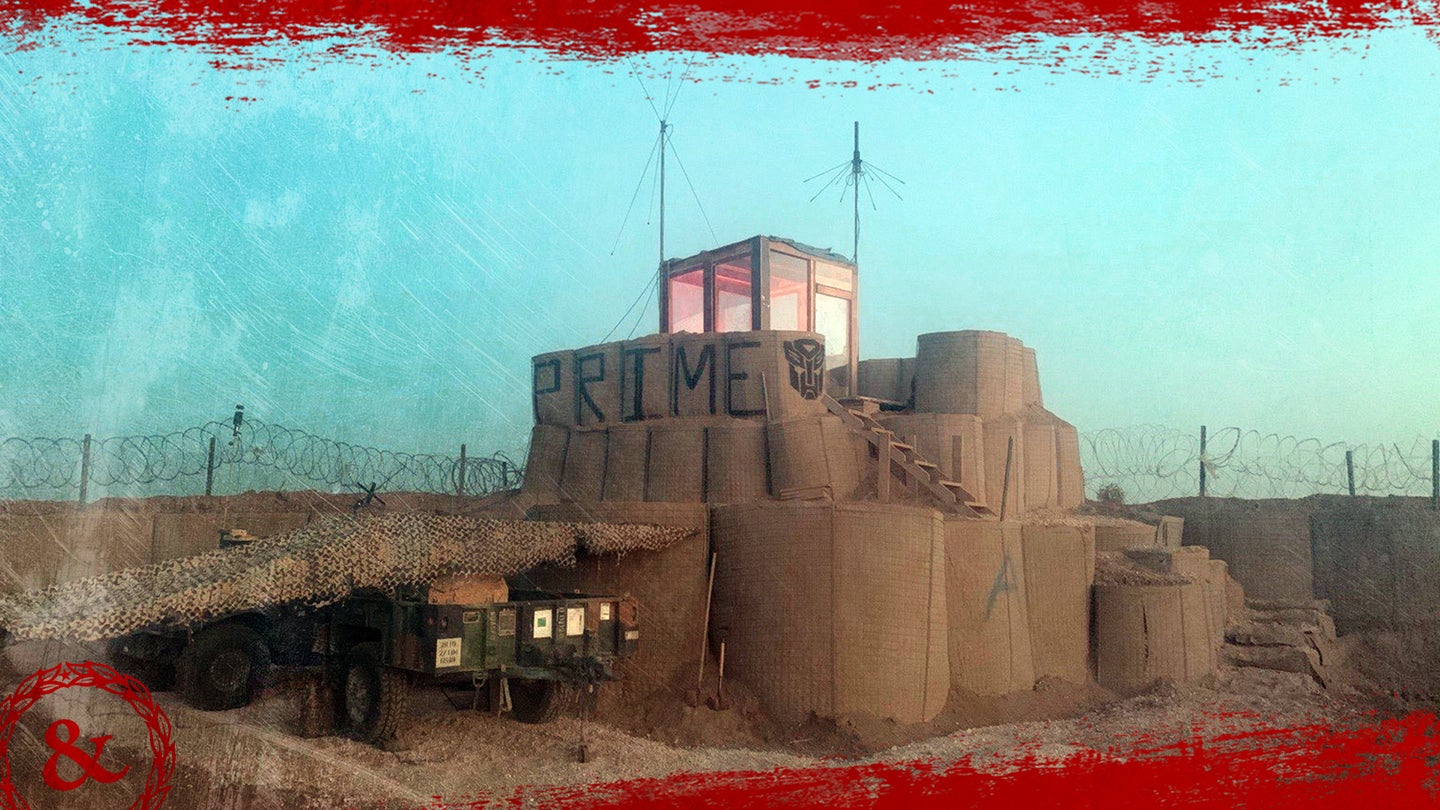 This HESCO Watch Tower Was Made By 4 Soldiers And 800 Tons Of Dirt