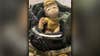 Col. Jason Davis flew with a stuffed Curious George in honor of his daughter, with whom he saw the eponymous movie right before leaving on a tour to fly Black Hawk helicopters over Afghanistan in 2006. “She said he could bring me good luck,” Davis recalled. (Courtesy photo / Col. Jason Davis)