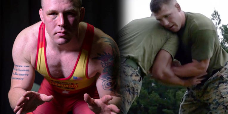 A US Marine will wrestle in the Olympics for the first time in decades