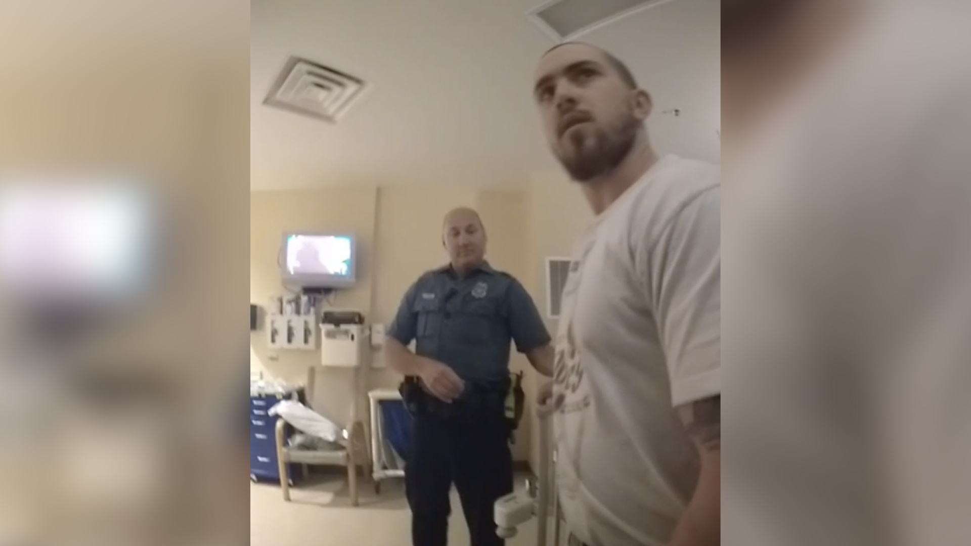 Video shows unarmed Marine veteran tased by police in his daughter’s hospital room
