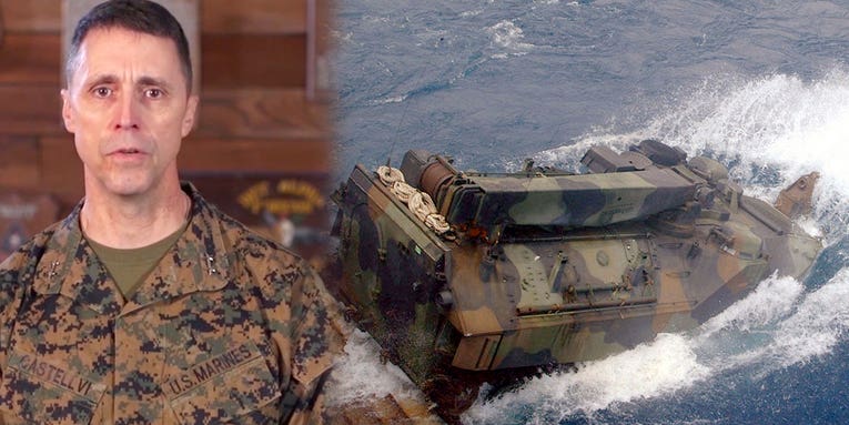 Marine Corps Inspector General fired for role in amphibious assault vehicle accident that killed 9