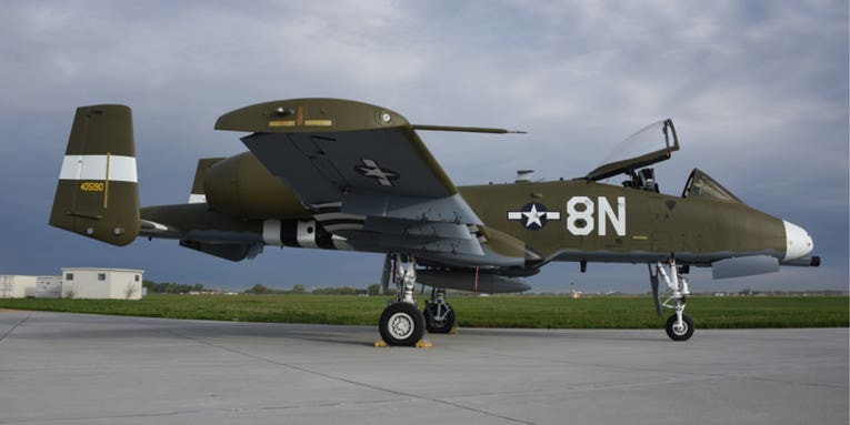 This A-10’s new paint job pays tribute to the original flying tank of World War II
