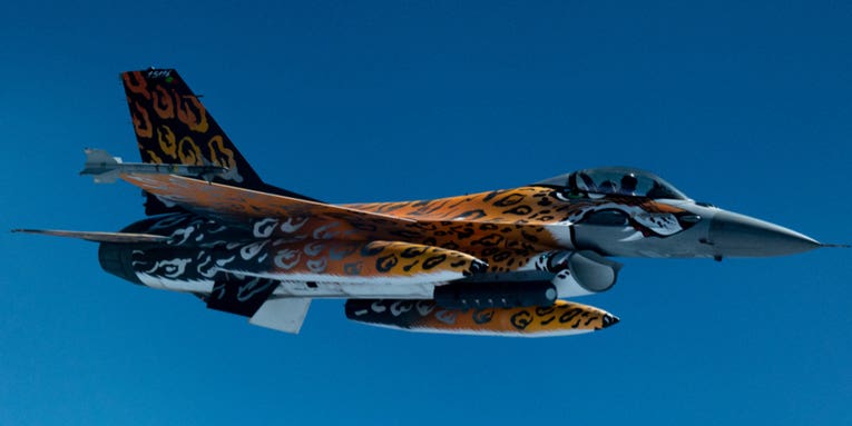 Why Portugal paints F-16s to look like tigers
