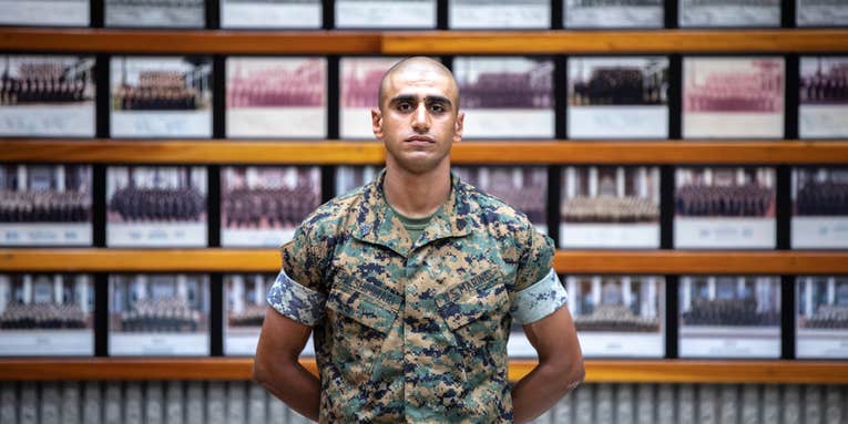 As a child in Baghdad, he watched US Marines on patrol. Now he’ll make Marines as a drill instructor