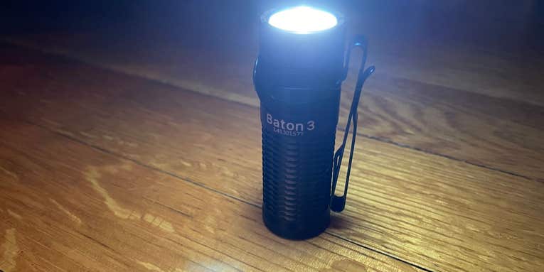 Review: Practically a lightsaber, the Olight Baton 3 flashlight gets it done in the dark