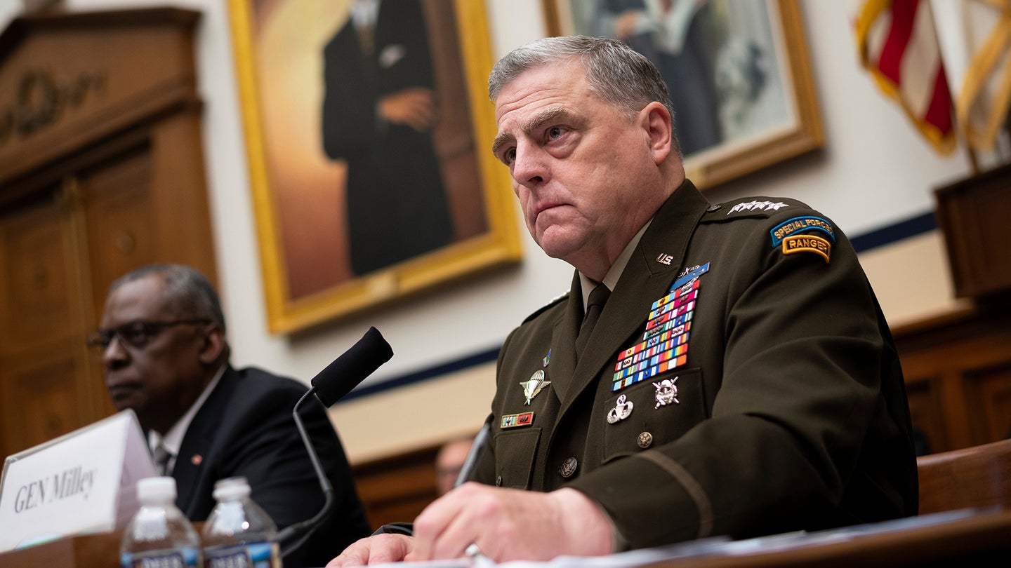 General Mark Milley, Chairman of the Joint Chiefs