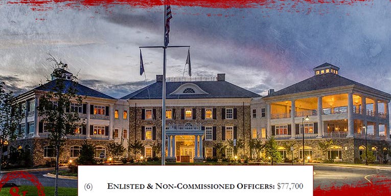This Army Navy Country Club charges enlisted troops $77,700 to join — double the price for retired officers