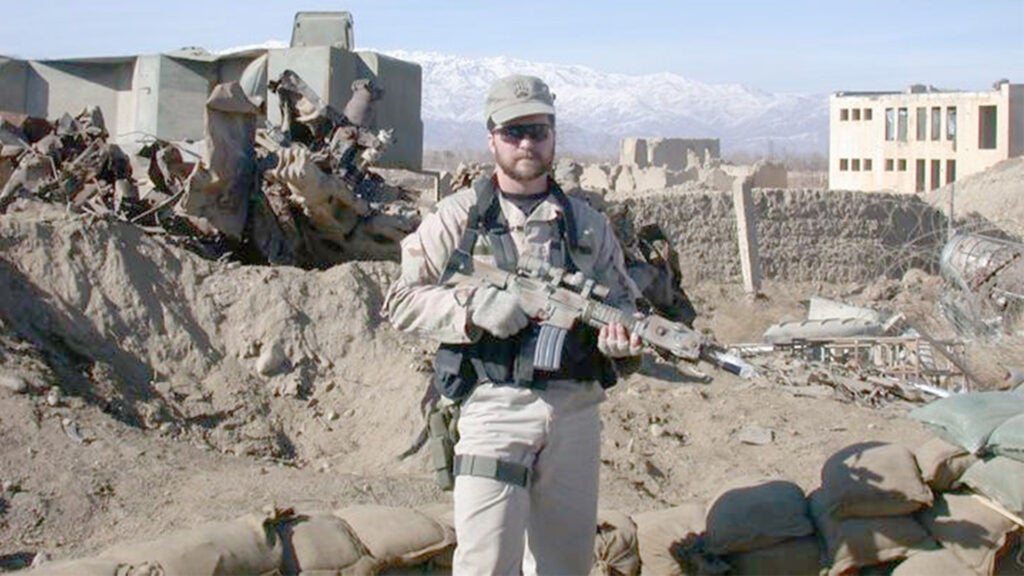 Air Force combat controller Tech Sgt. John Chapman in Afghanistan. On March 4, 2002, Chapman voluntarily joined a rescue team going into an al-Qaeda terrorist stronghold on Takur Ghar Mountain. Upon landing, the rescue team soon ran into enemy personnel, and Chapman killed two of them. While advancing on a machine gun nest, the team came under fire from three sides. At close range and with little cover, he exchanged fire with the enemy until dying from multiple wounds. Afterward, the rescue team leader unequivocally credited Chapman with having saved the lives of the entire rescue team. (U.S. Air Force photo)