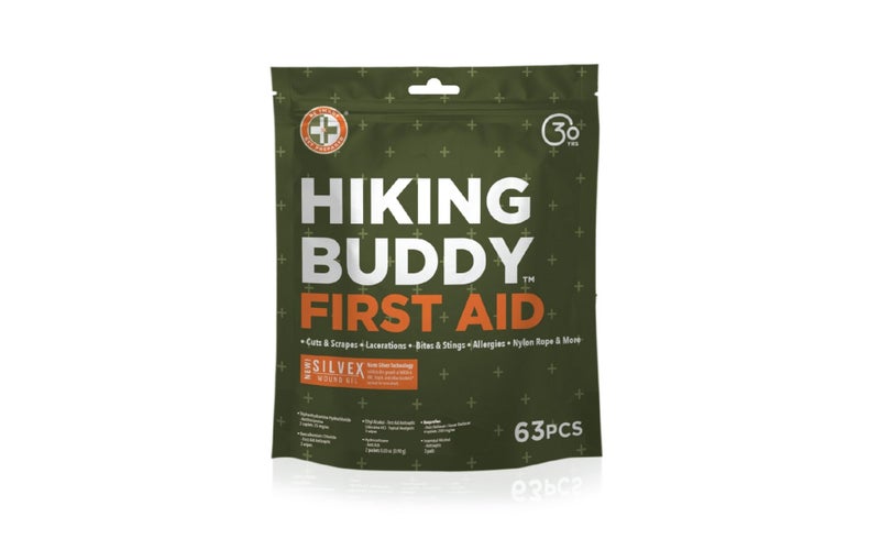 Hiking Buddy First Aid Kit by Be Smart Get Prepared, 65 Pieces