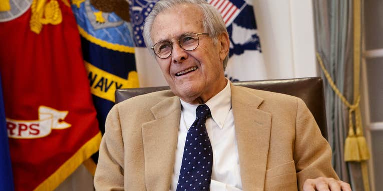 Former Defense Secretary Donald Rumsfeld dies at 88 [Updated]