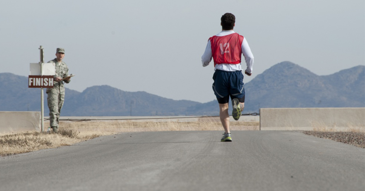 air force walk pt test