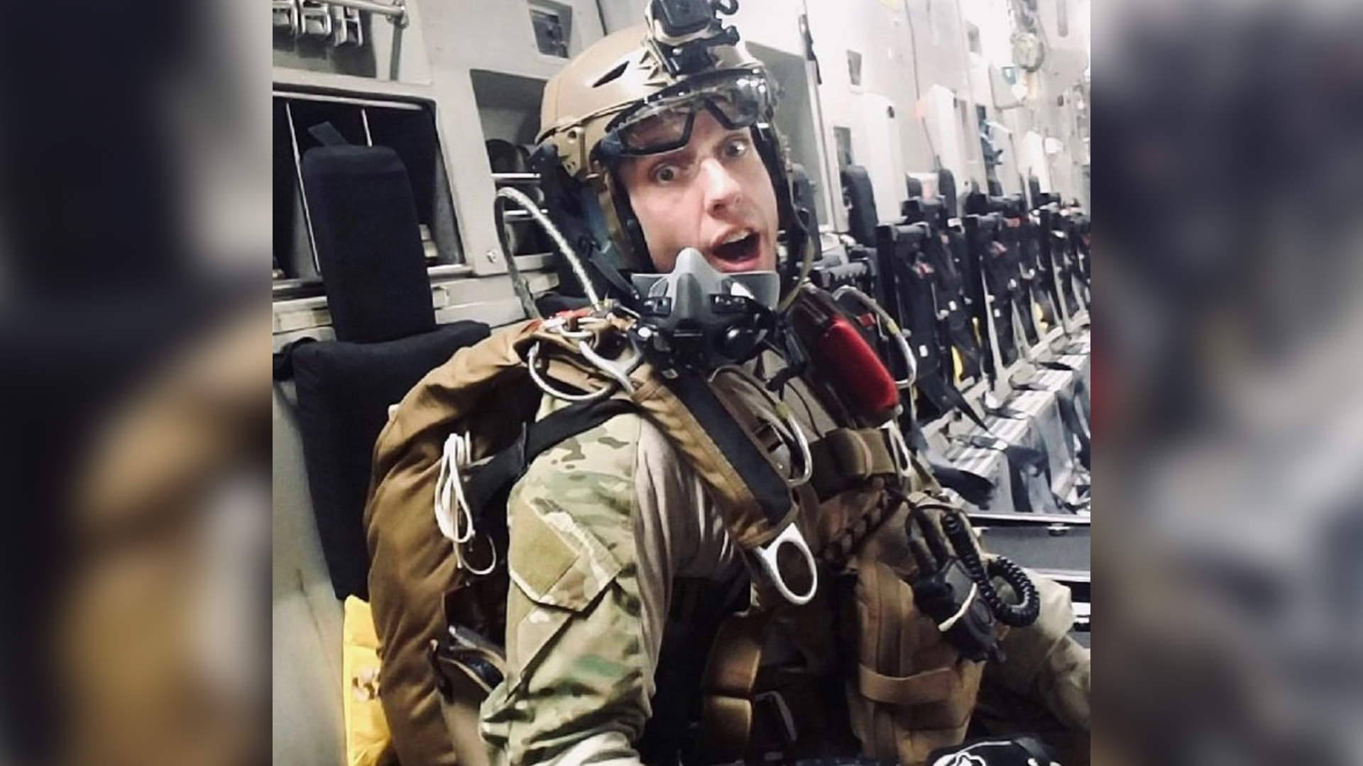 Army Lt. Col. Kane Mansir. (Photo via Chelsea Cuttner's Instagram)