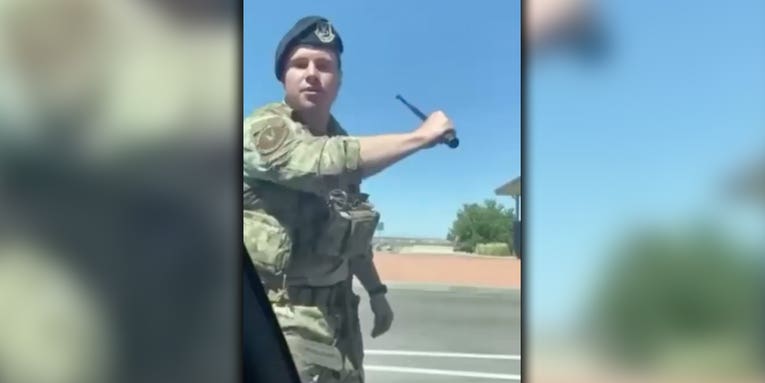 What we know about that viral video of an airman smashing a car window