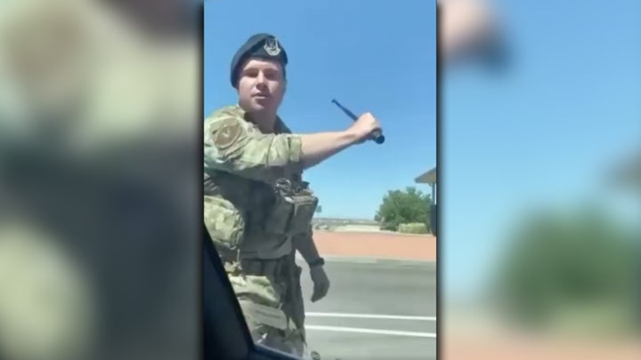 What we know about that viral video of an airman smashing a car window