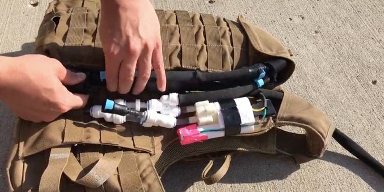 Air Force officer invents low-tech body armor cooling system to help you chill out