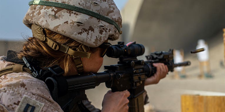 The Marine Corps is now the only service not allowing women to wear ponytails in uniform
