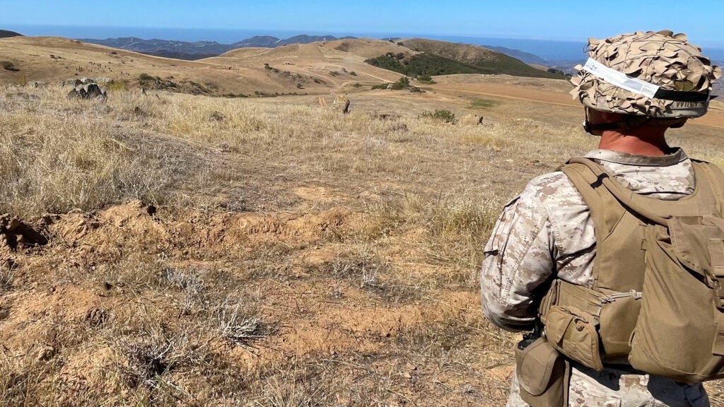 These Marines were the first to try a new infantry training range in SoCal with a million-dollar view